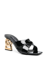 3.5 85mm leather mules
